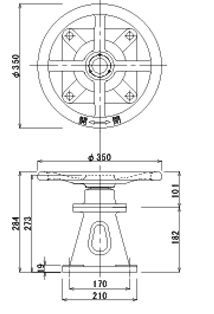 φ32 平巻式巻上機
スタンション182mm